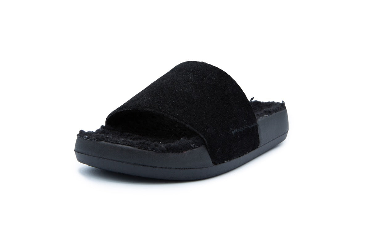 Brand hot sale black slides